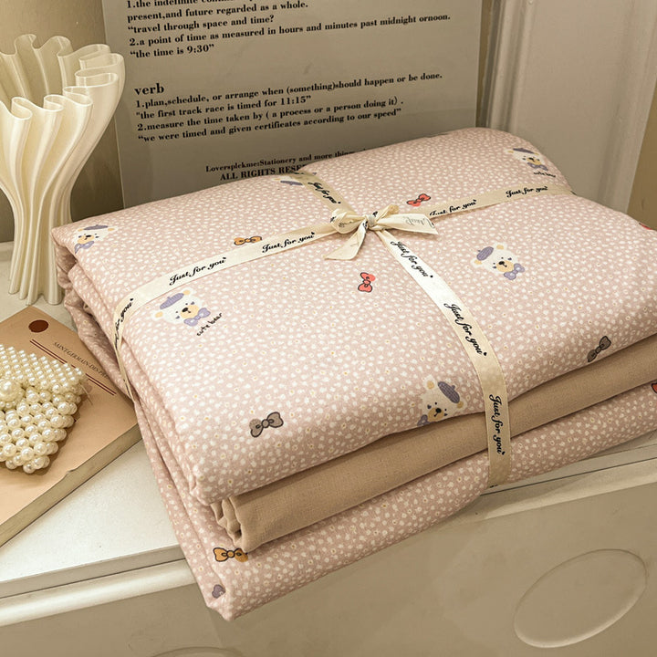Cotton gauze bedding, 4-piece, summer