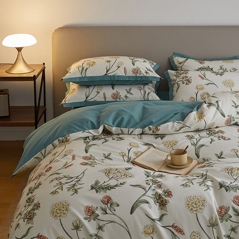 Bedding set, 100S, fluffy, floral pattern