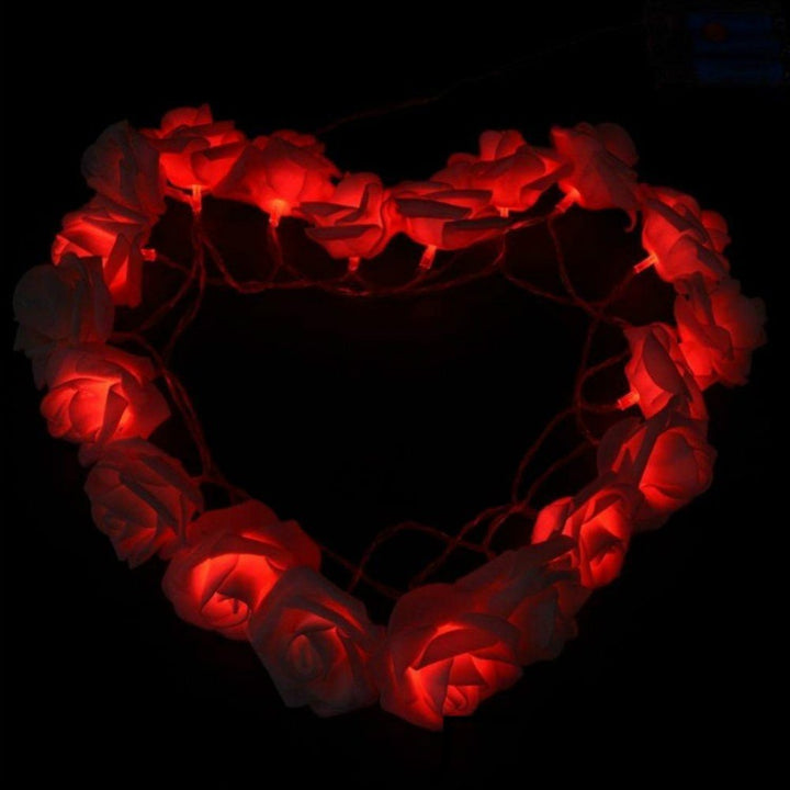 LED-Rose String Lights for Romantic Decoration