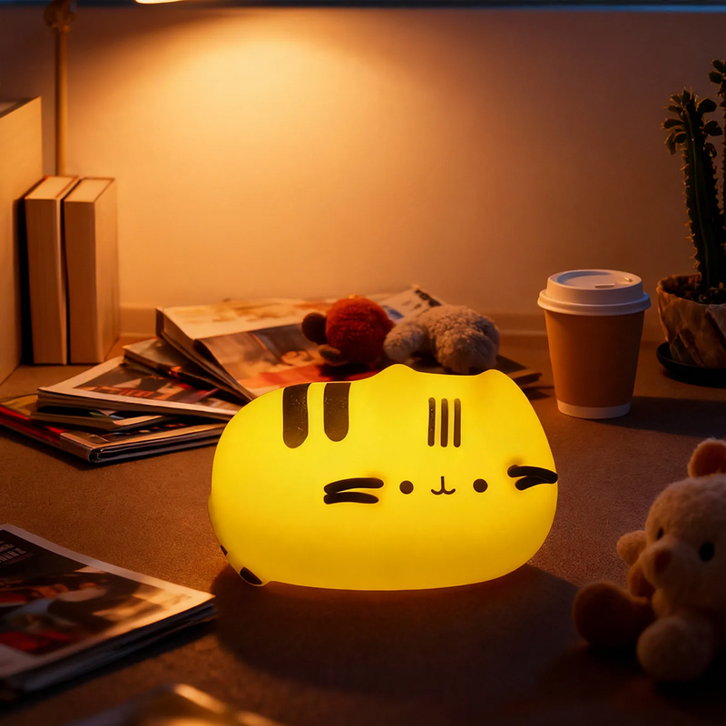 Silicone Tap Light, Cat Design, rechargeable