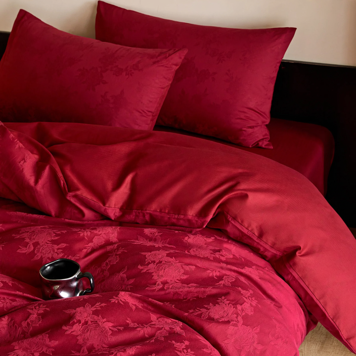 Festive cotton bedding set for special occasions