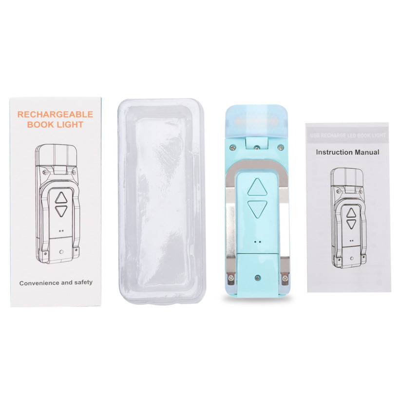 Mini LED Clip Light, foldable, USB rechargeable