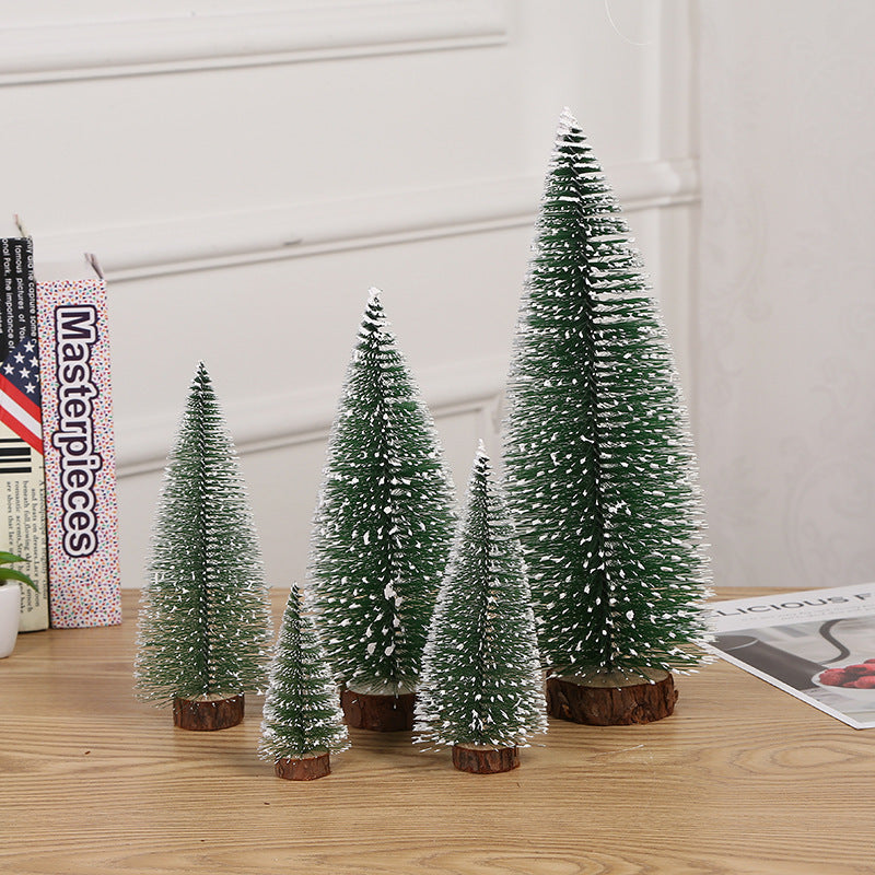 Mini Christmas tree made of sisal, various sizes