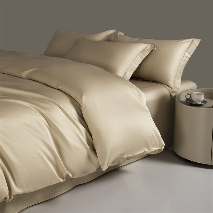 Long-staple cotton bedding, 100, satin binding