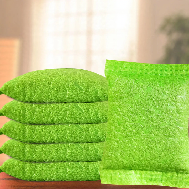 Activated carbon bags for air purification and odor control