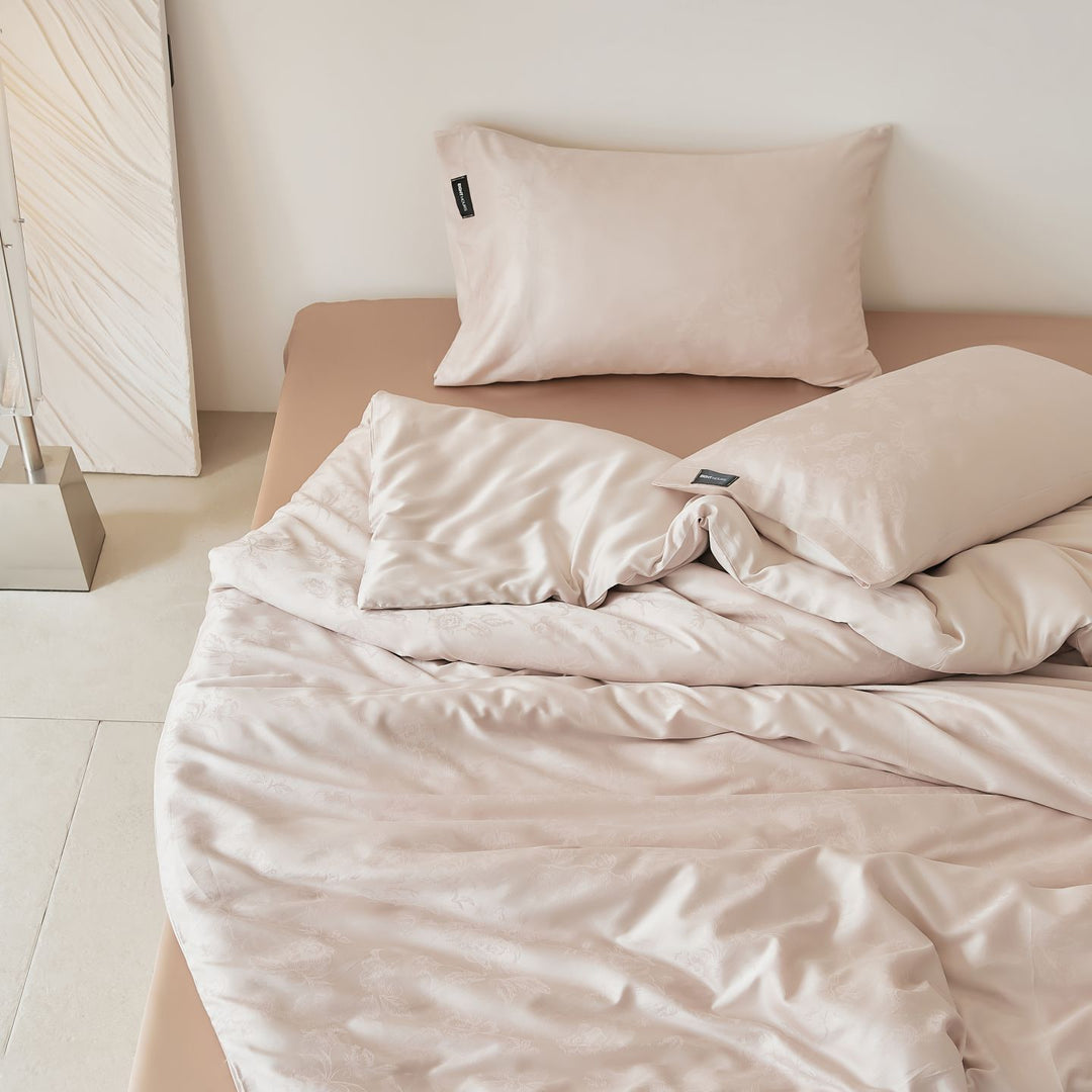 Tencel-Cotton-Bedding-Set, cooling, Jacquard