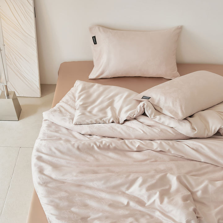 Tencel-Cotton-Bedding-Set, cooling, Jacquard