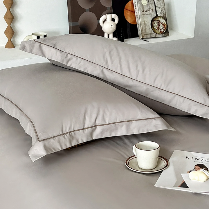 Pillowcase set made of long-staple cotton, 48x74 cm