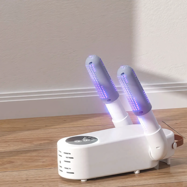 Electric shoe dryer with timer and disinfection function