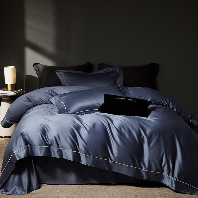 Luxury bedding set, 140 long-staple cotton, 4-piece