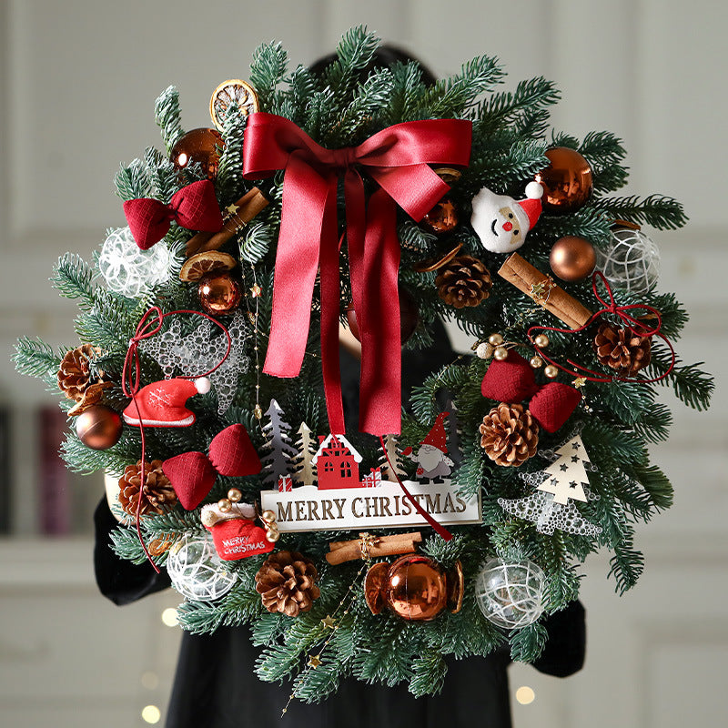 Christmas wreath for door and wall, PVC, 40 cm or 50 cm