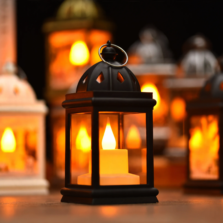 Decorative LED Wind Light Lantern in Retro Style