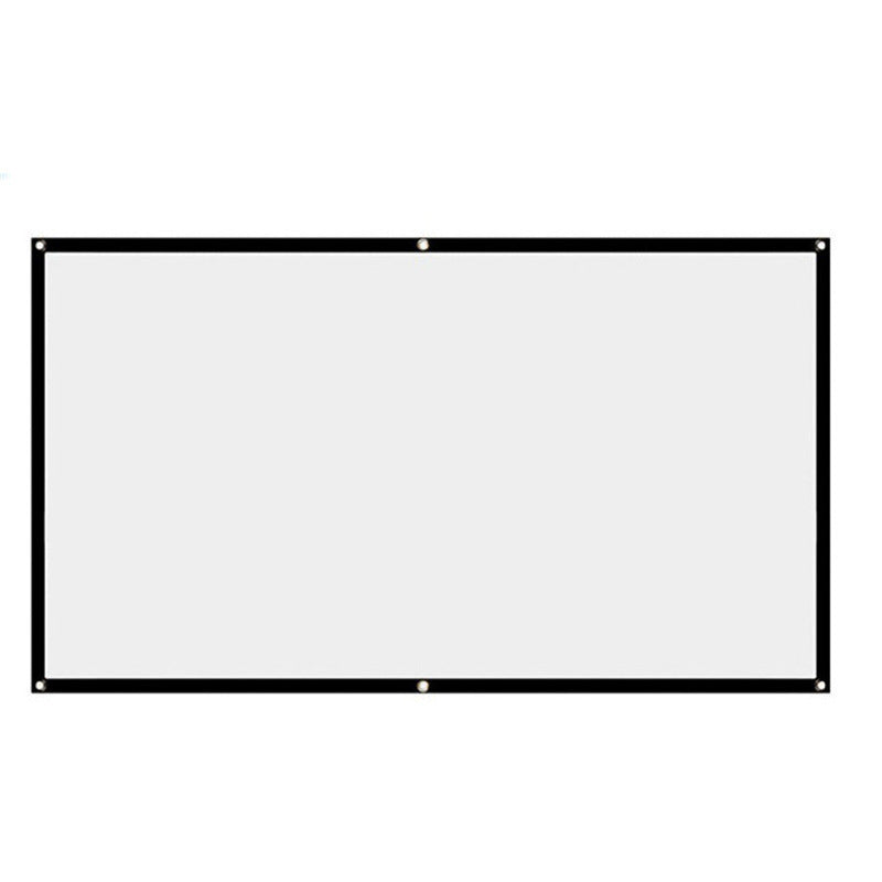 Projection screen, canvas made of sailcloth