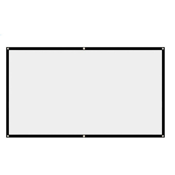 Projection screen, canvas made of sailcloth