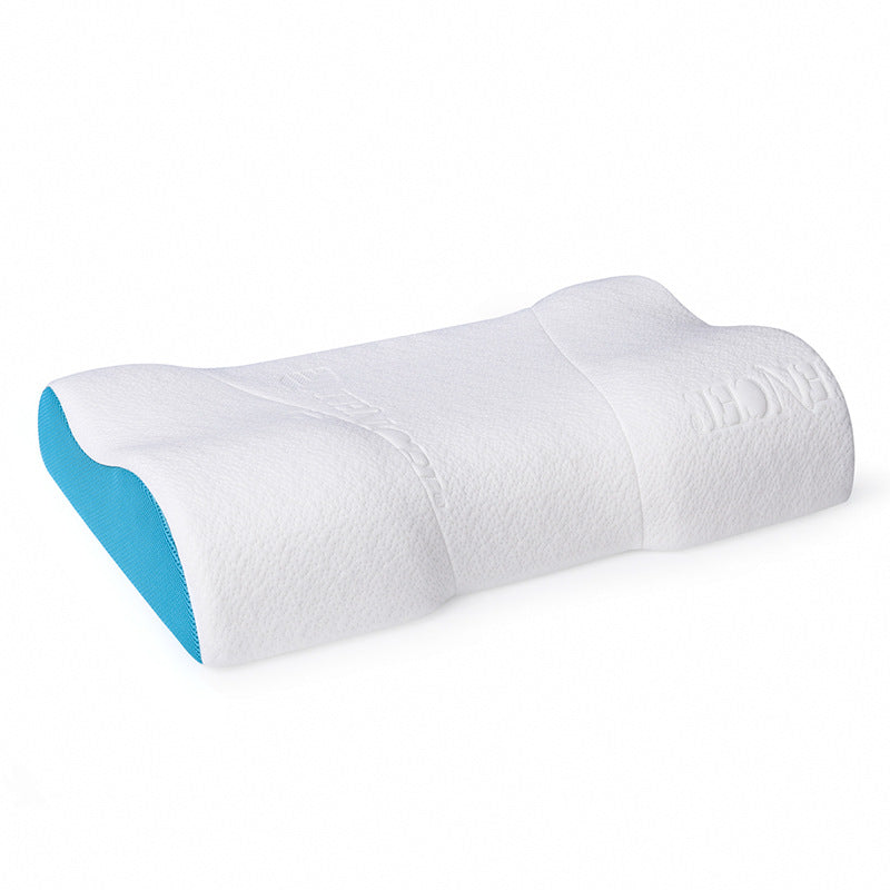 Memory foam neck support pillow, wave
