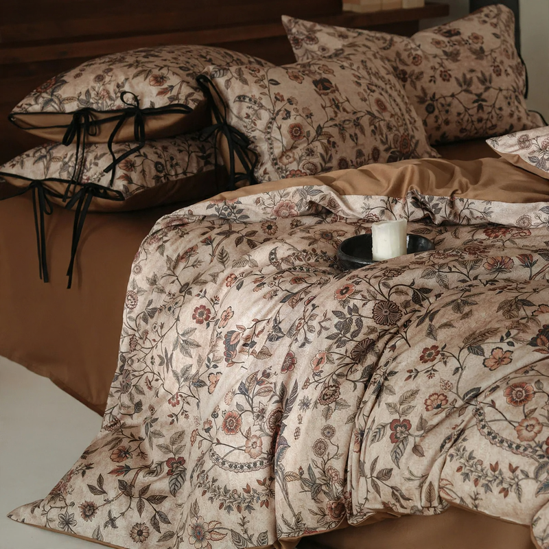 Long-staple cotton bedding, satin, digital print