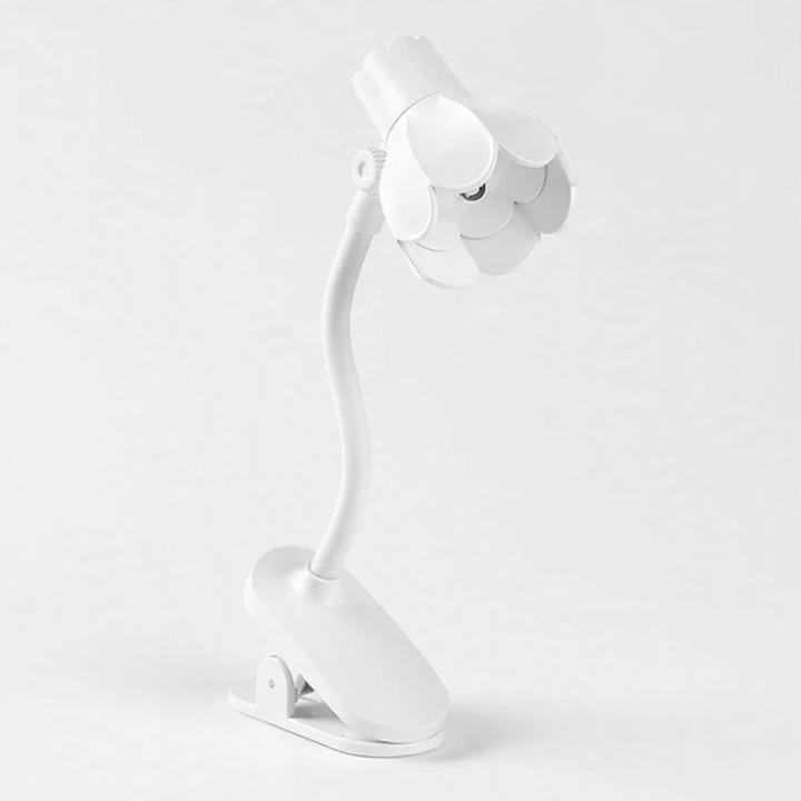 Mini clamp lamp for bedside table and student dormitory