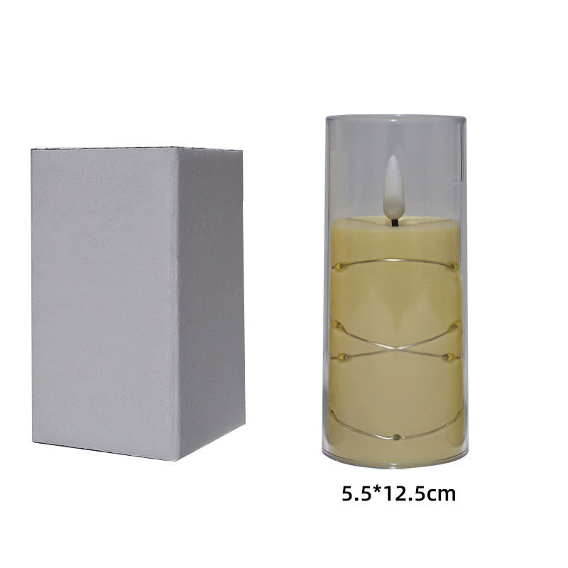 LED Electronic Candle with Remote Control and Flicker Effect