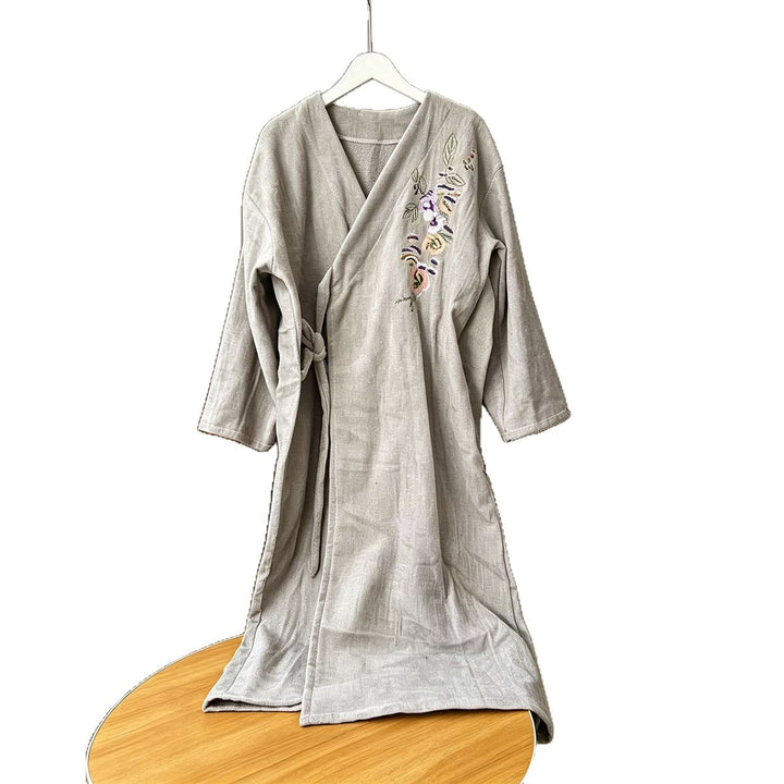 Coral fleece bathrobe for ladies