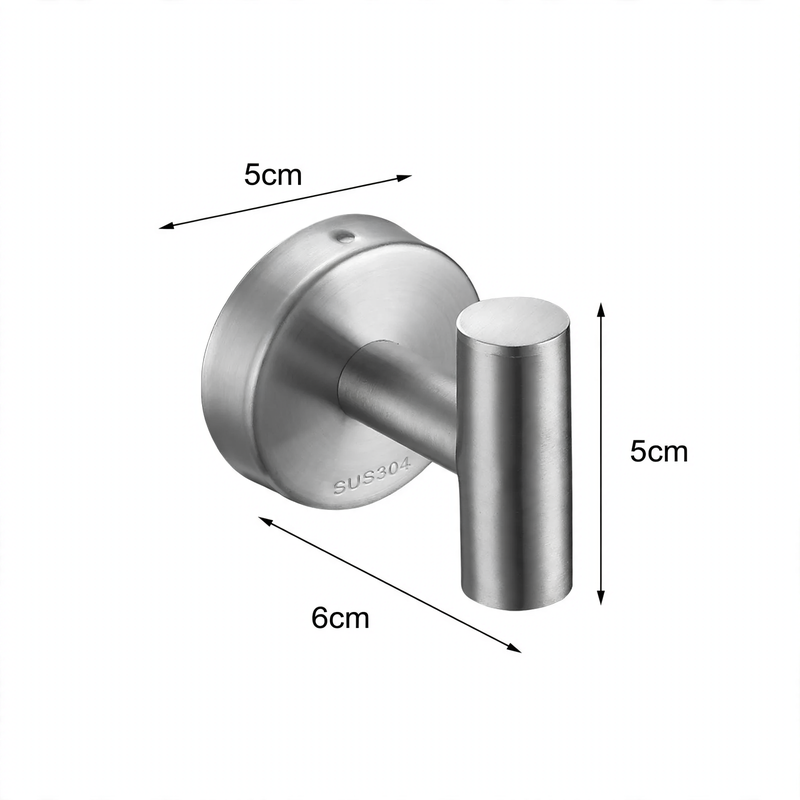 Bathroom towel holder set, stainless steel