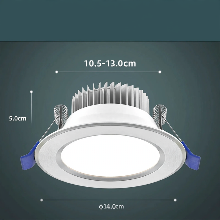 LED recessed light made of aluminum