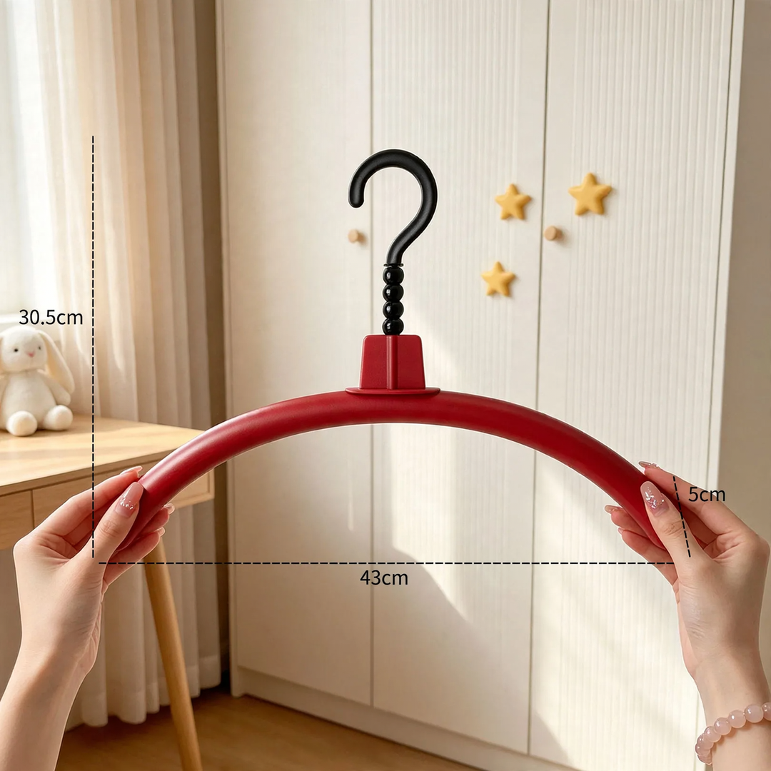 Clothes drying rack with clips, cartoon design, ABS
