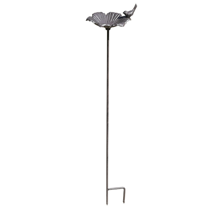 Vintage-style cast iron bird feeder station