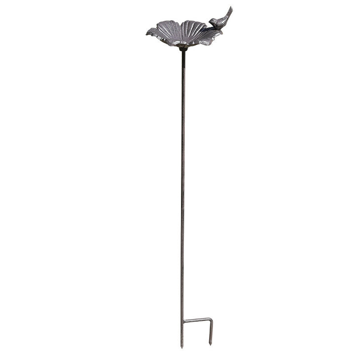 Vintage-style cast iron bird feeder station
