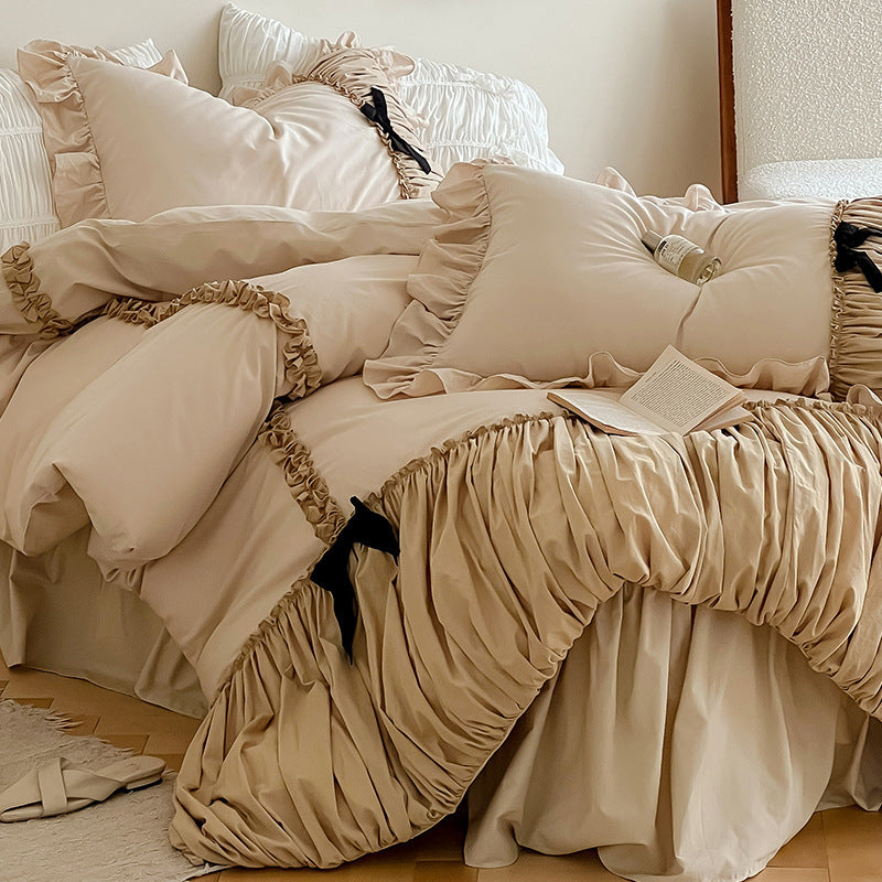 Cotton bedding set, French princess style