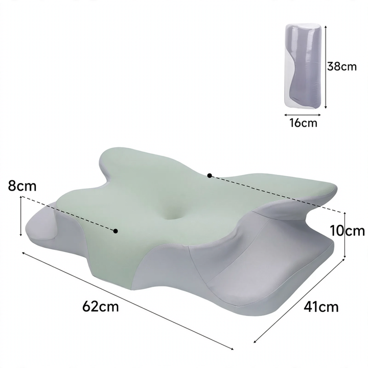 Functional cushion butterfly shape memory foam