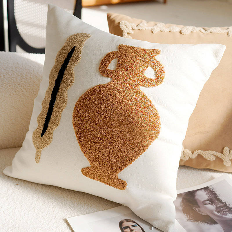 Nordic Pillowcase, Linen, Dots and Patterns