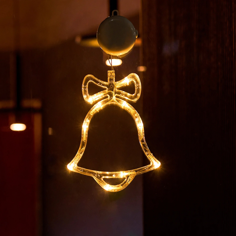 LED window decoration light with suction cup