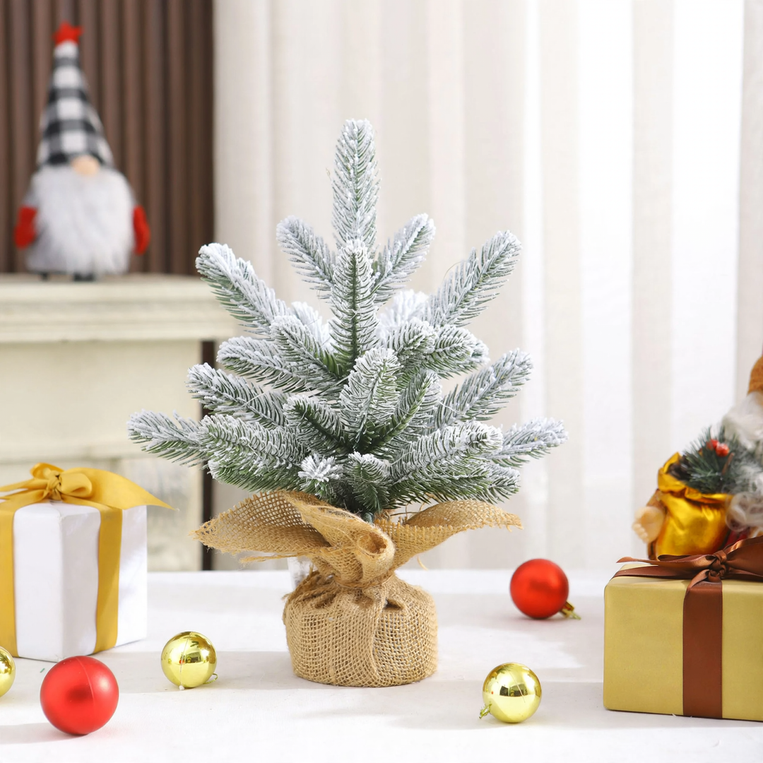Mini Christmas tree made of PE, 35 cm, snow-covered