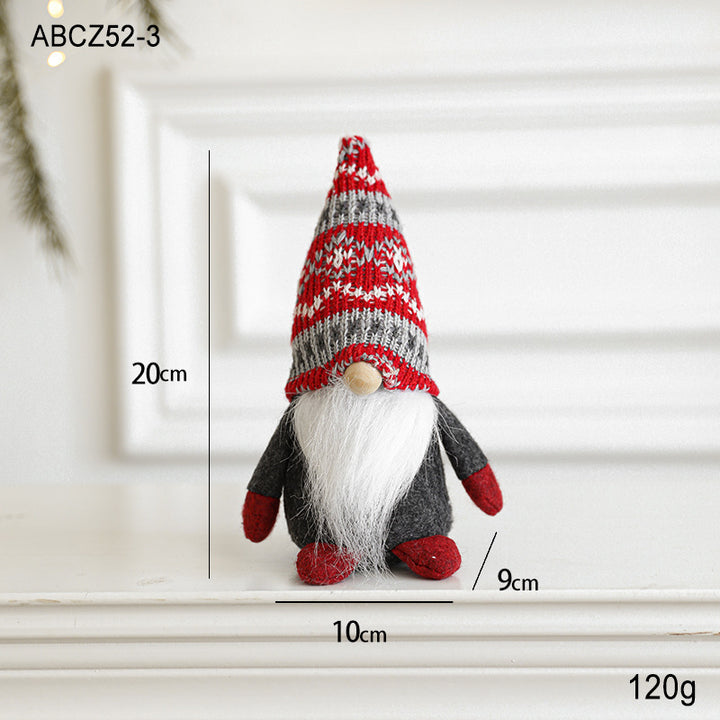 Christmas gnome, fabric hanging figure