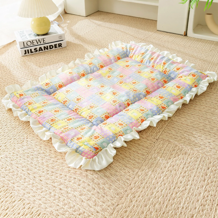 Heating pet mat made of fleece