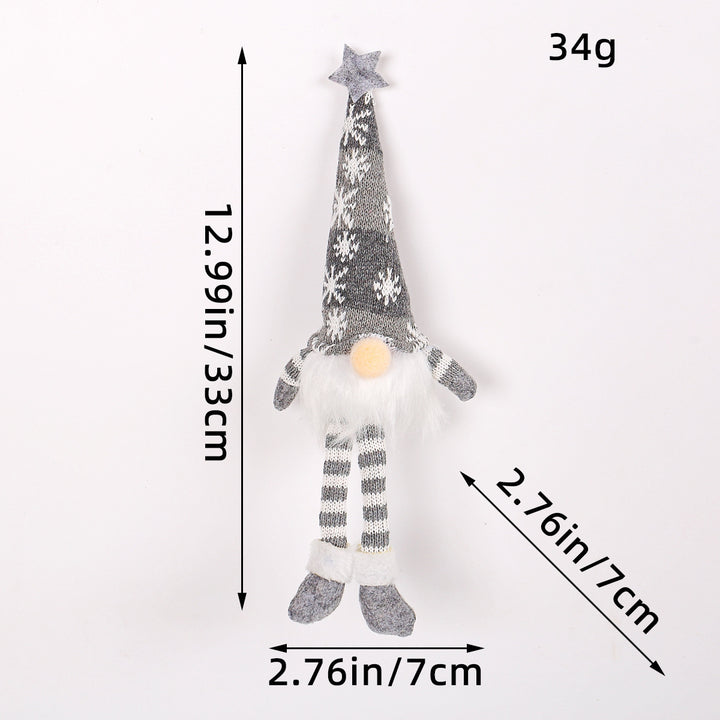 Bright Christmas Elf Figure with Sequins