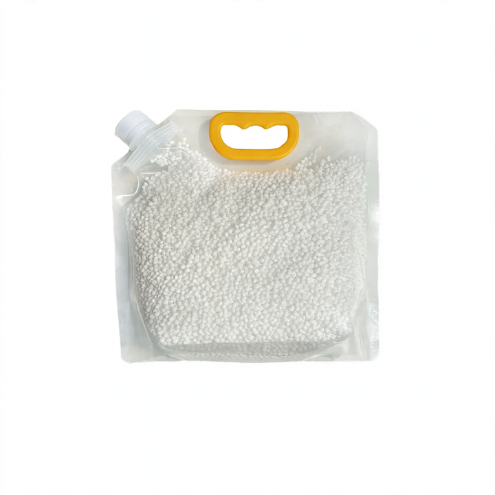 Refillable dehumidifier with calcium chloride granules