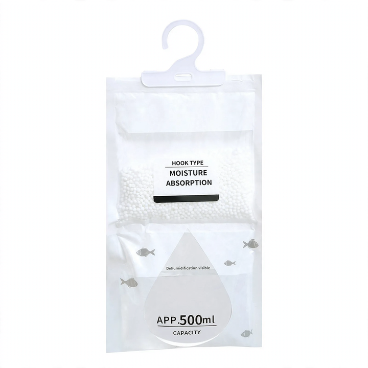 Dehumidification box with activated carbon for indoor use