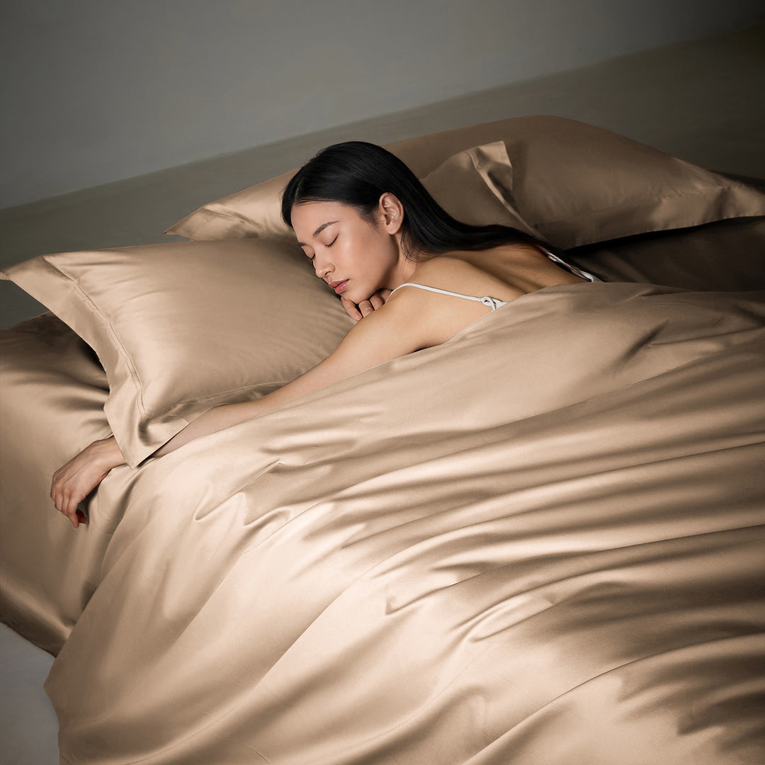 Duvet cover, Egyptian long-staple cotton, satin