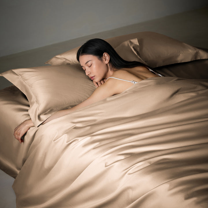 Duvet cover, Egyptian long-staple cotton, satin
