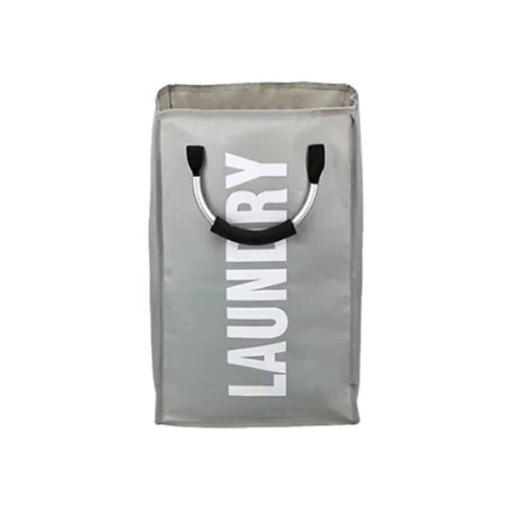 Laundry basket - foldable with handle - black, gray or light gray | Stornfield