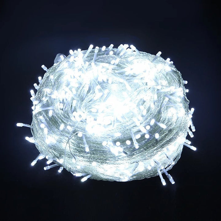 LED string lights for atmospheric lighting