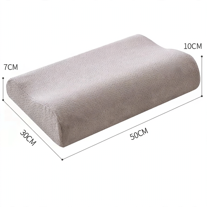 Wellen-neck support pillow made of memory foam