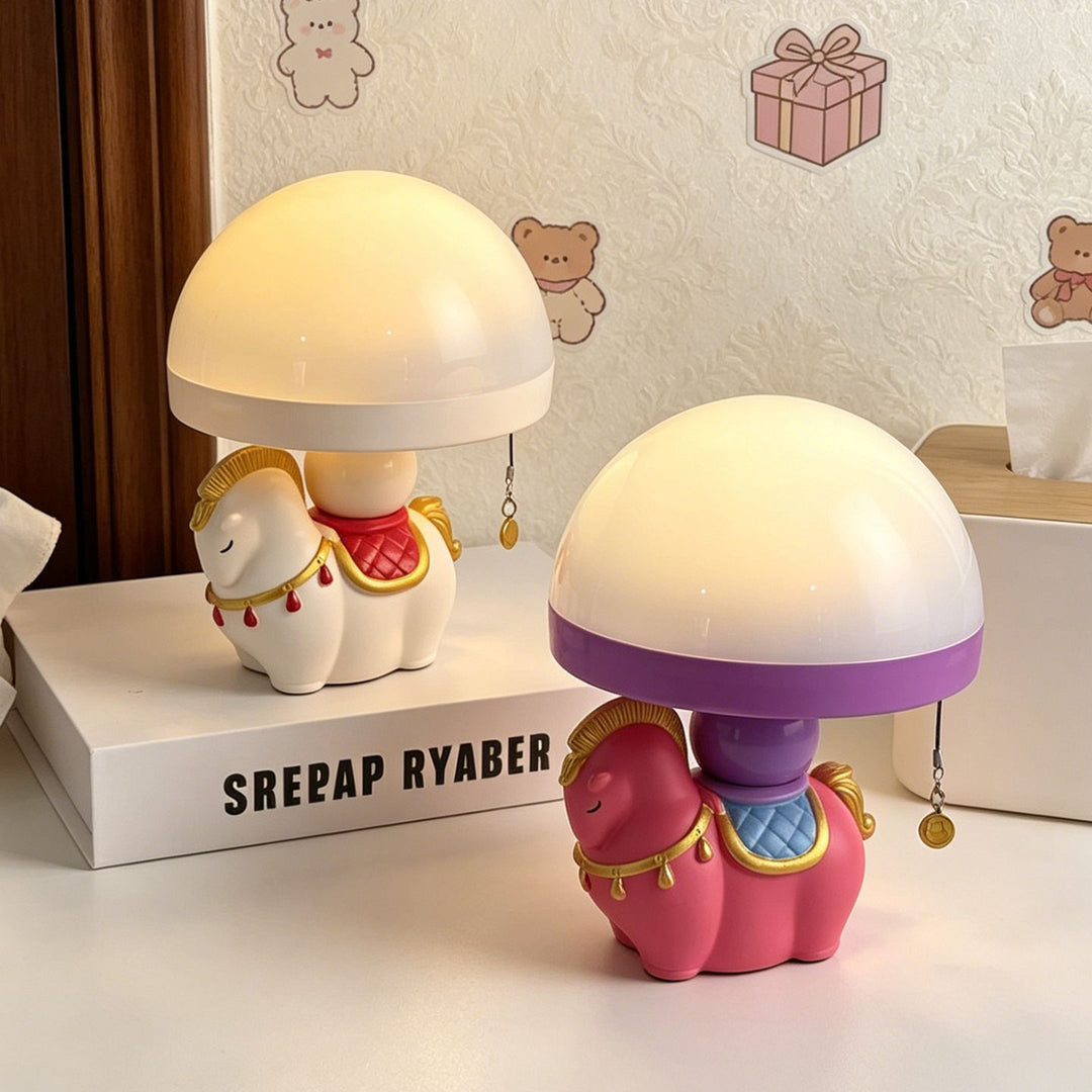 Cute Horse-Jellyfish Table Lamp