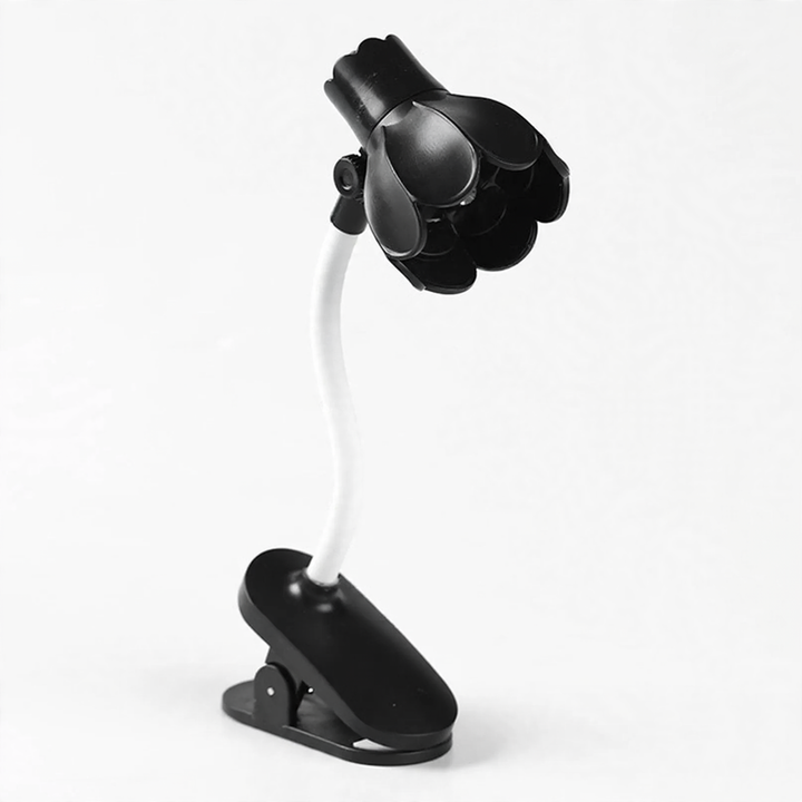 Mini clamp lamp for bedside table and student dormitory
