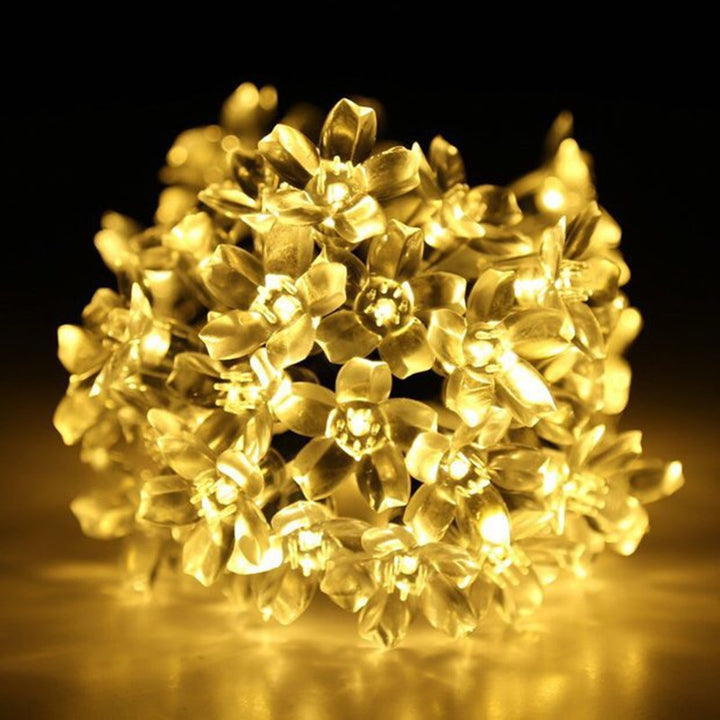 LED string lights with stars for indoor and outdoor use