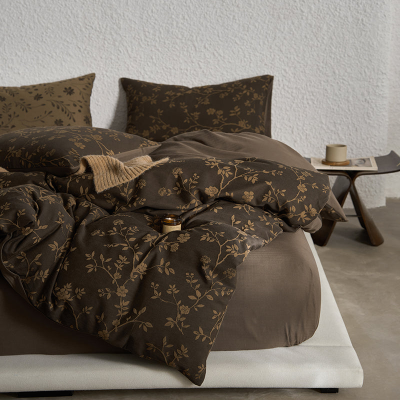 Vintage Bedding Set, Cotton, Jacquard Look