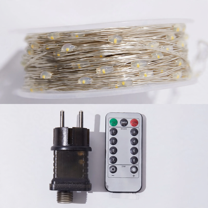 LED string lights for Christmas tree and garlands