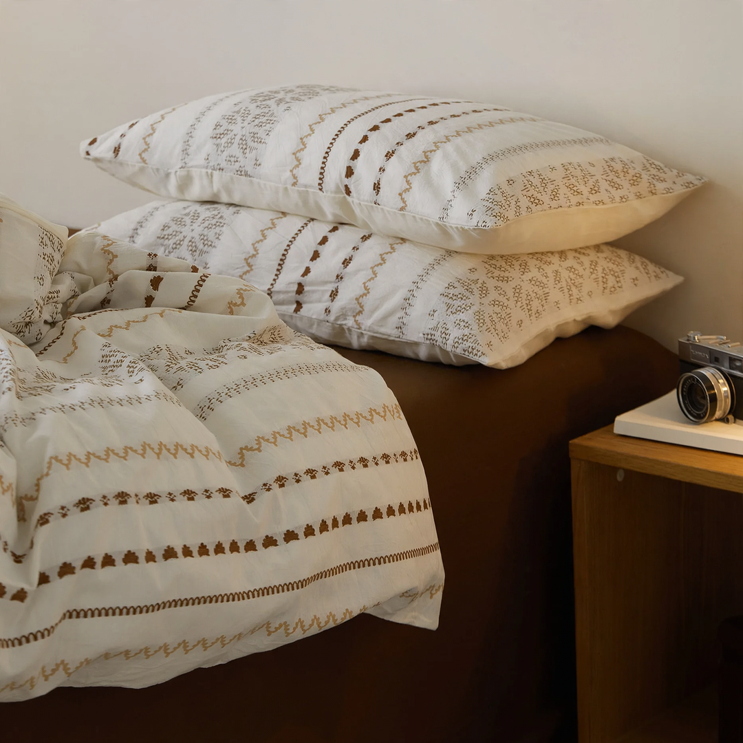 Cotton bedding set, 4-piece, year-round quality