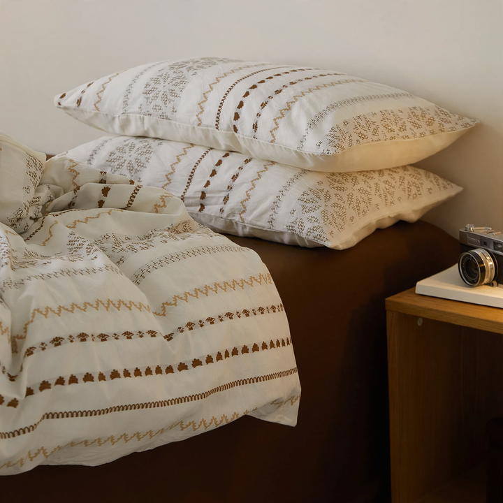 Cotton bedding set, 4-piece, year-round quality